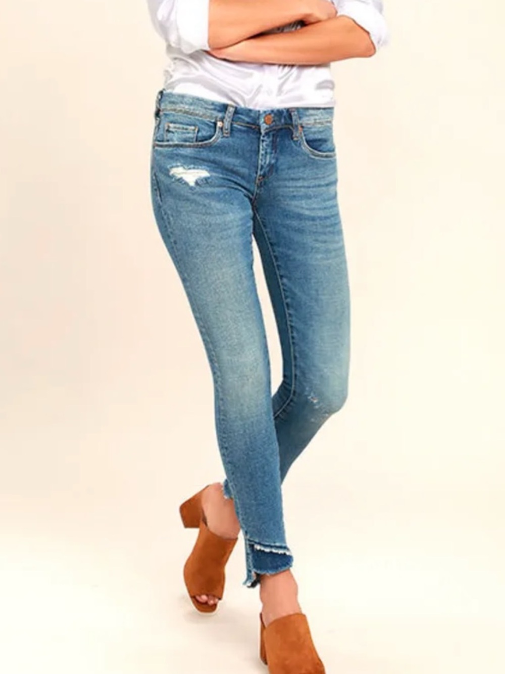 BlankNYC The Reade Crop Skinny Jeans